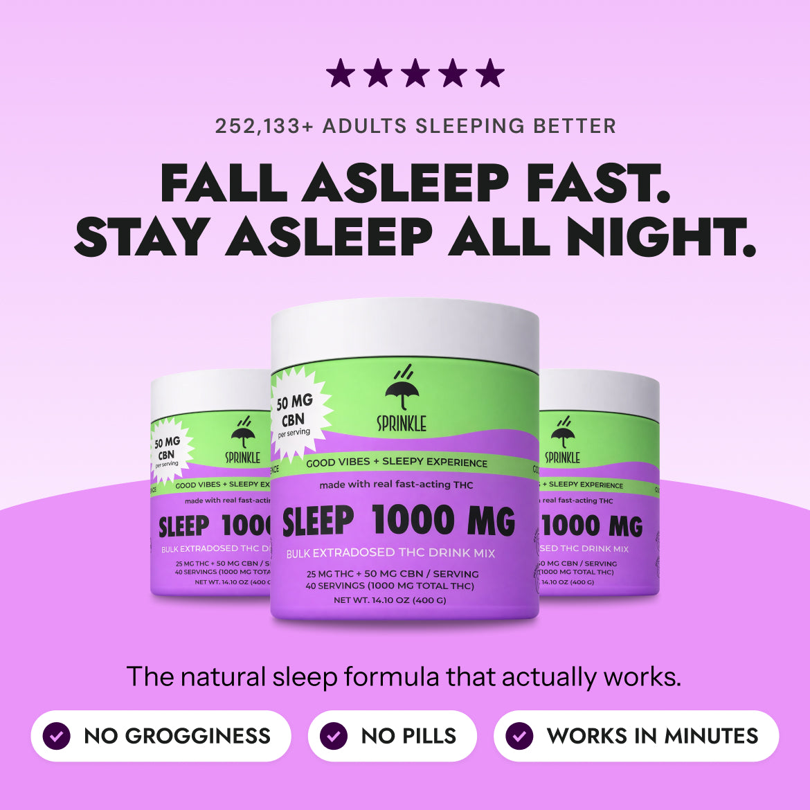 SLEEP BULK - THC Drink Mix