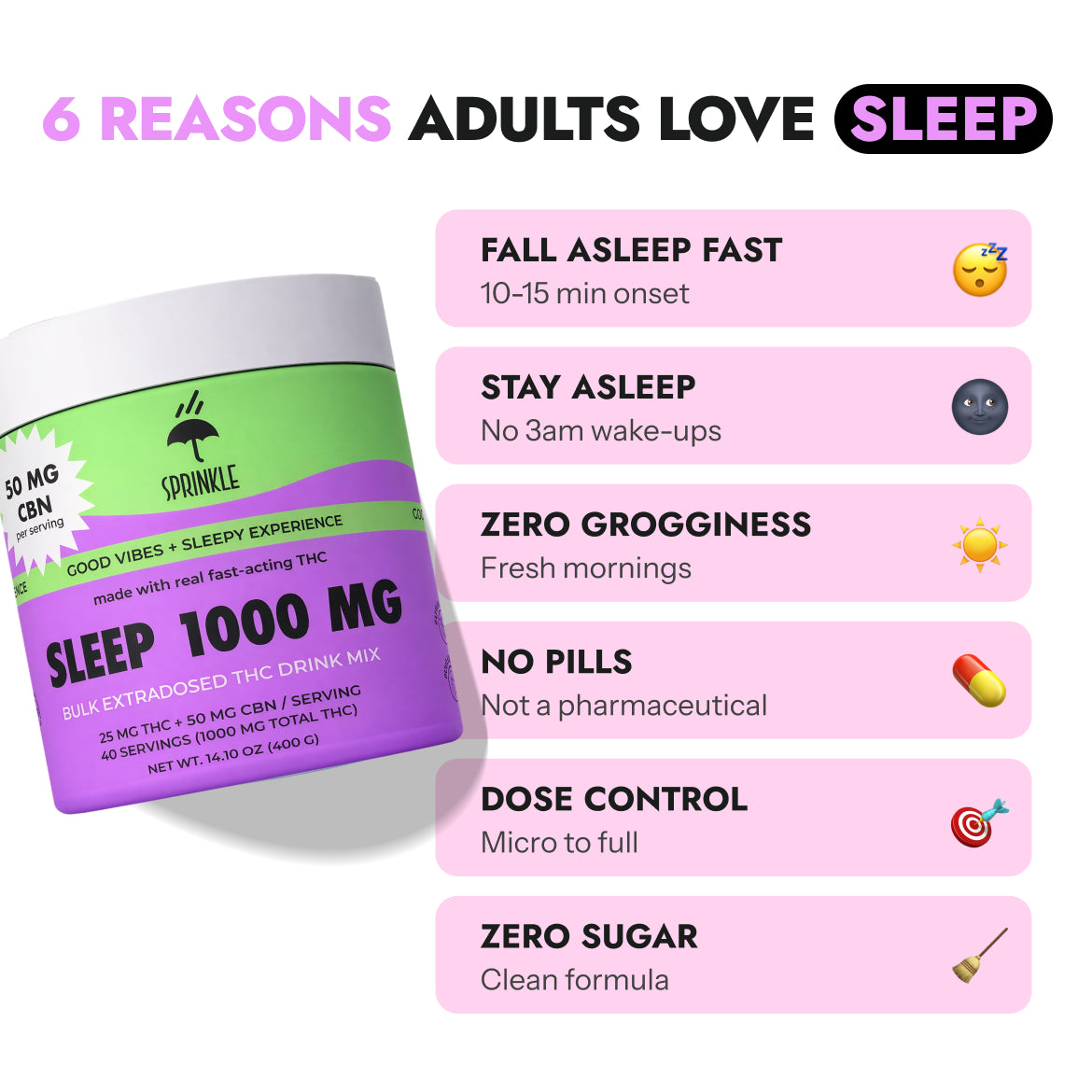 SLEEP BULK - THC Drink Mix